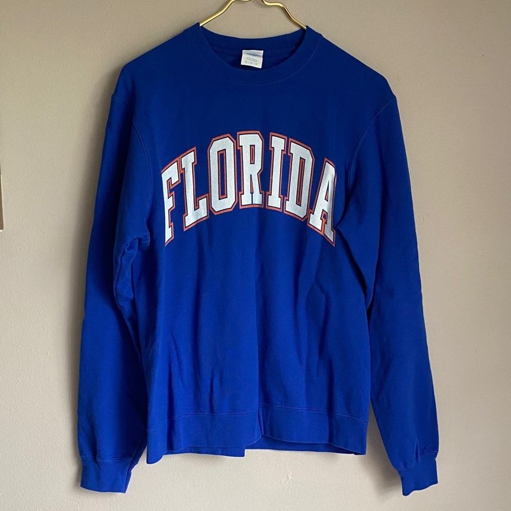 Port and Company Royal Blue Florida Crewneck Sweater